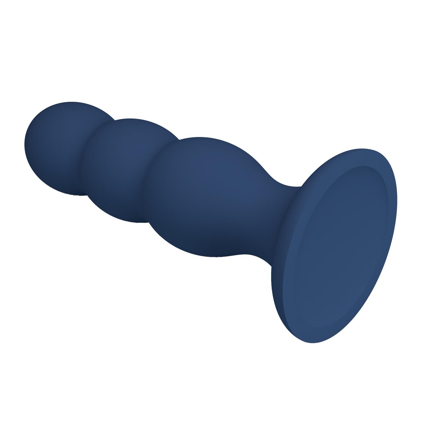 Korek analny Mr. Play 3 Metal Balls, 16.5 cm (niebieski)