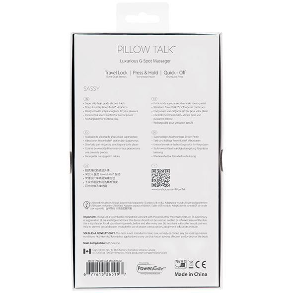 Вибратор Pillow Talk Sassy, 18х3.8 см  (розовый)