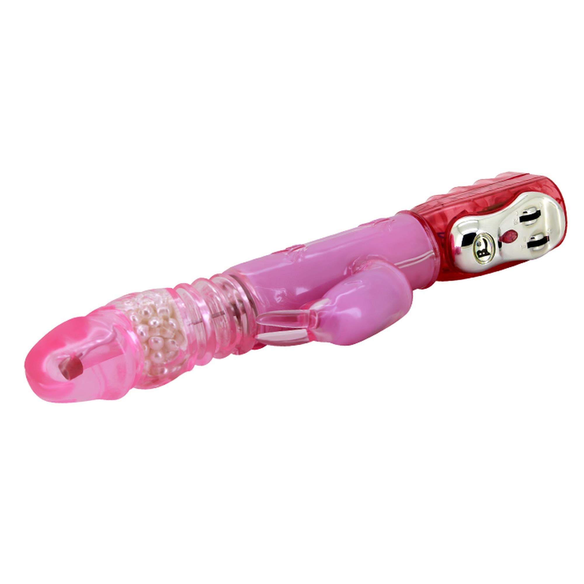 Вибратор-кролик Baile Flirt Rough, 29 см (розовый)
