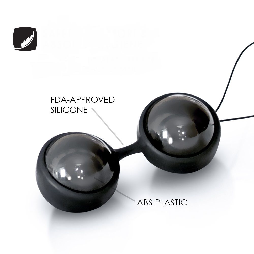 Вагинальные шарики Lelo Luna Beads Noir, 2,9 см (черный)