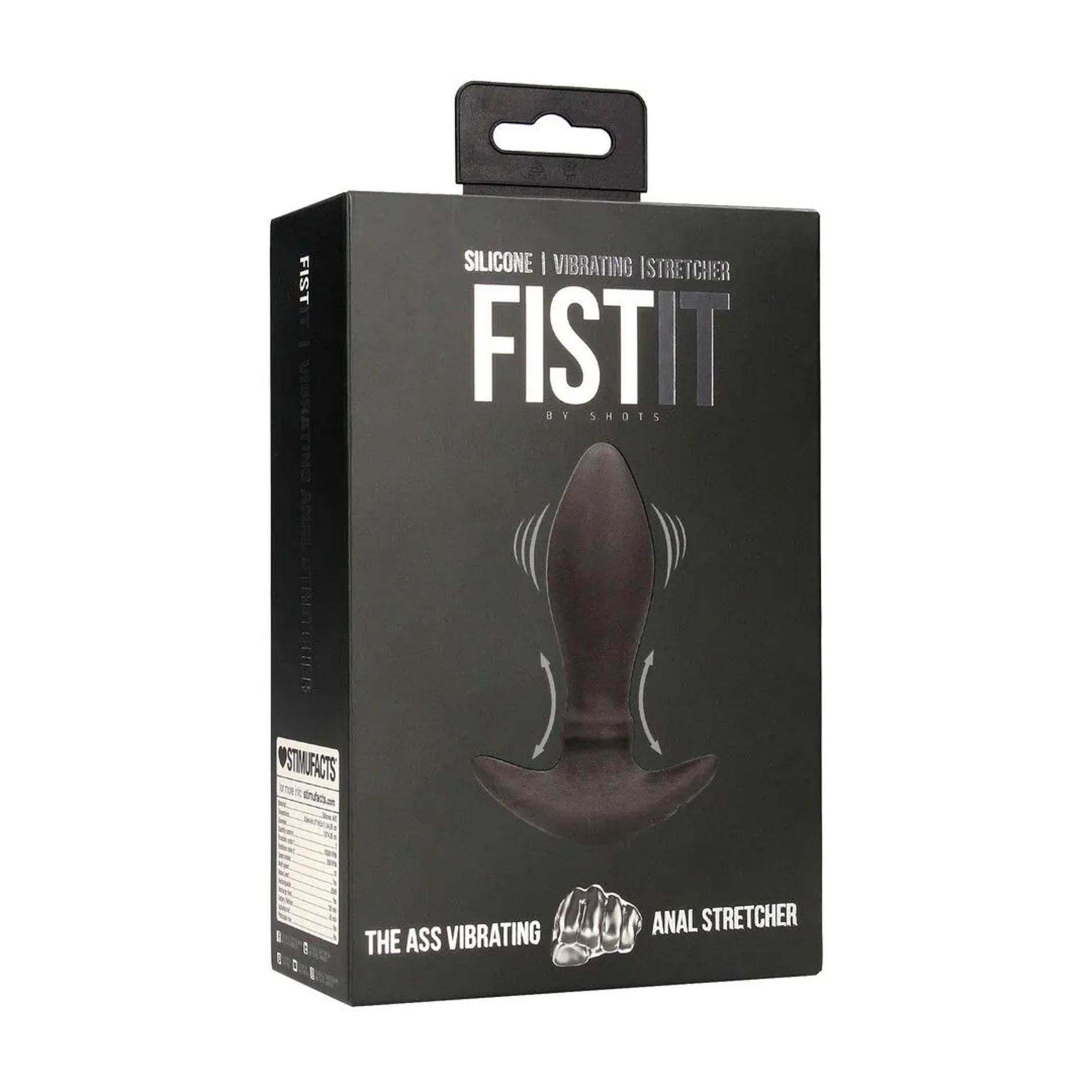 Анальная пробка Fist It The Ass, 12.5 см (черный)