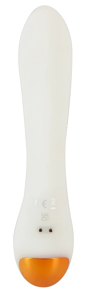 Вибратор Glow In The Dark G-Spot, 17.9 см (белый)