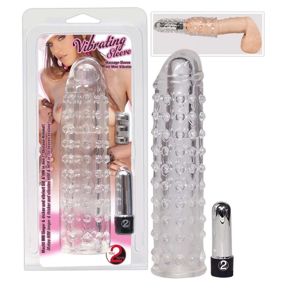 Насадка на пенис Orion Vibro Penis Sleeve, 16х4 см (прозрачный)