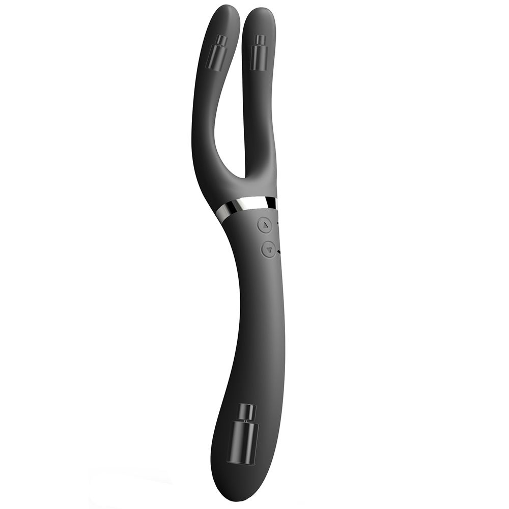 Elastyczny wibrator uniwersalny Dorcel Infinite Joy, 28,2 cm (czarny)