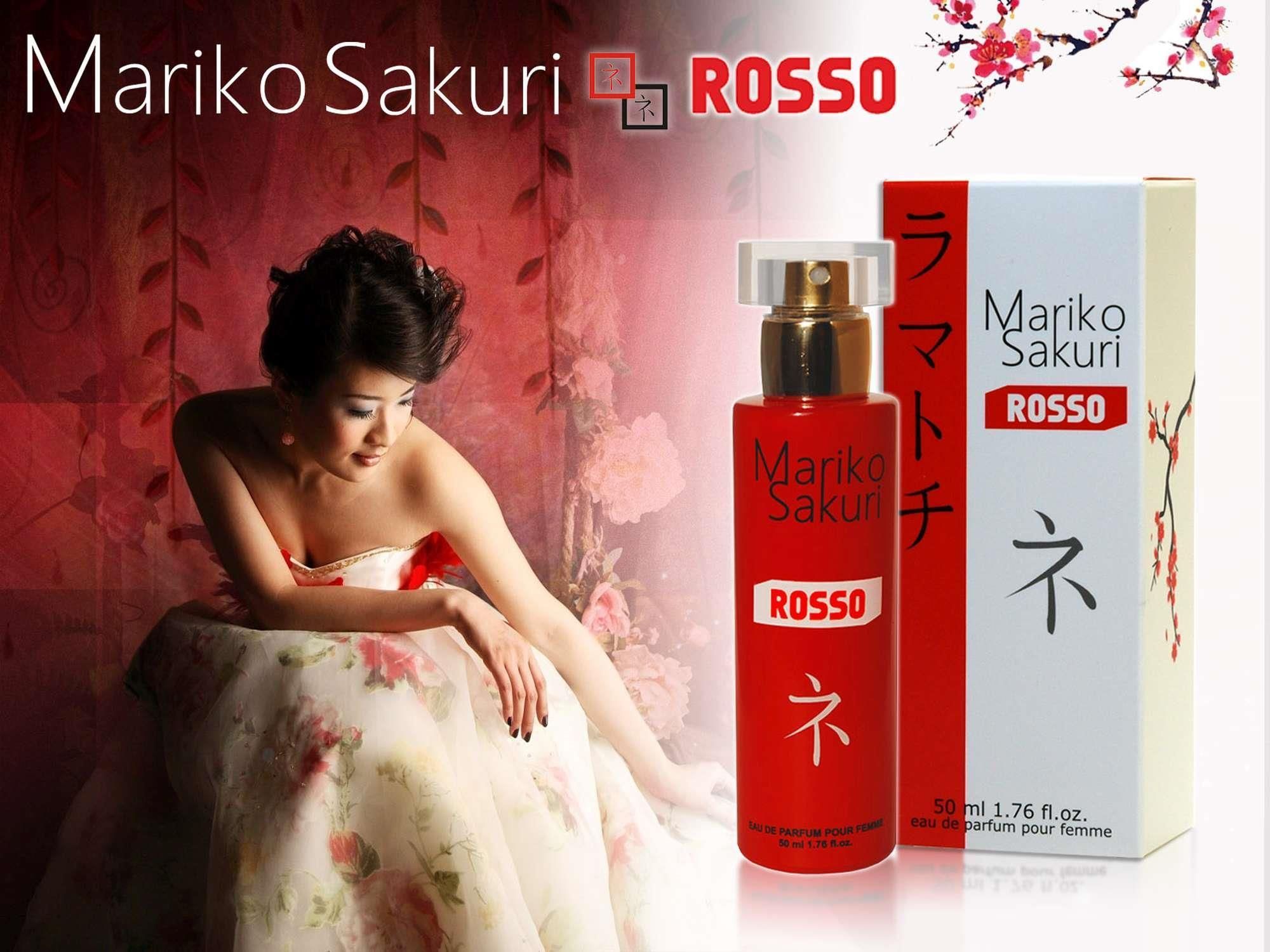 Женские духи с феромонами Mariko Sakuri Rosso, 50 мл