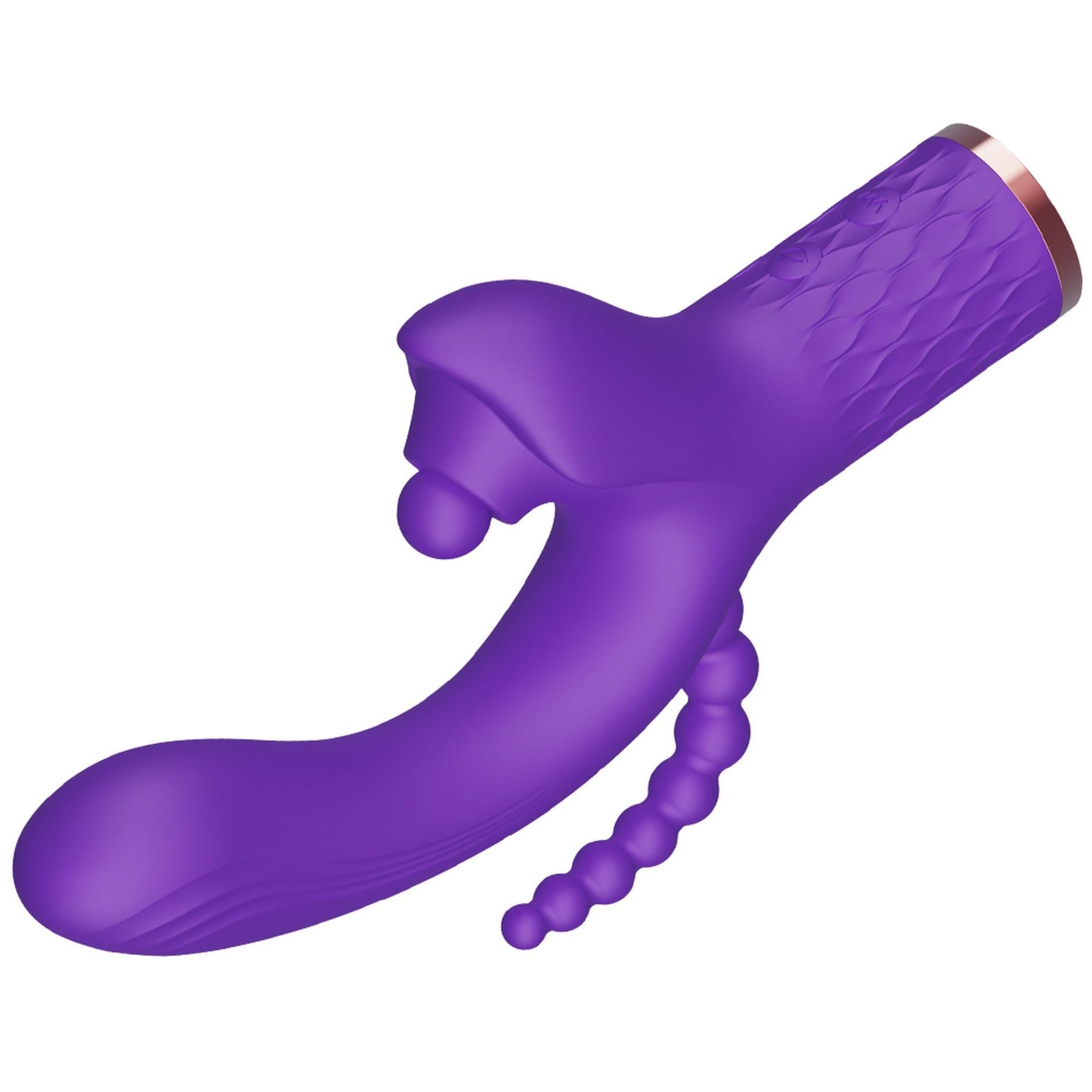 Вибратор B - Series Power Patty, 21.5 см (фиолетовый)