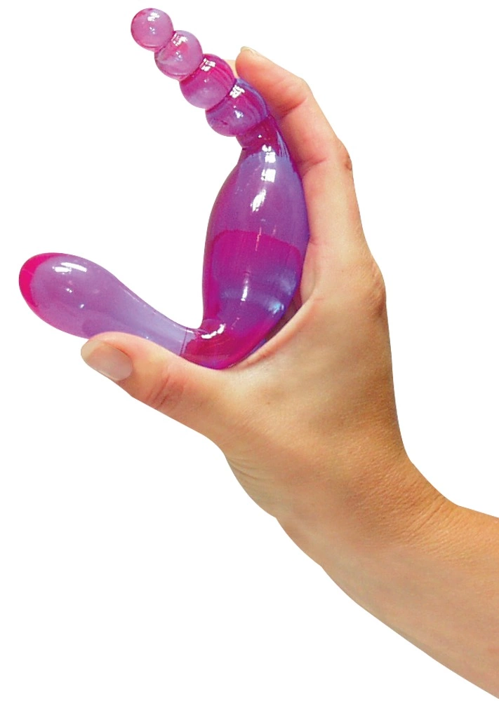 Двосторонній фалосімітатор You2Toys Galaxia Lavender, 20 см (фіолетовий)