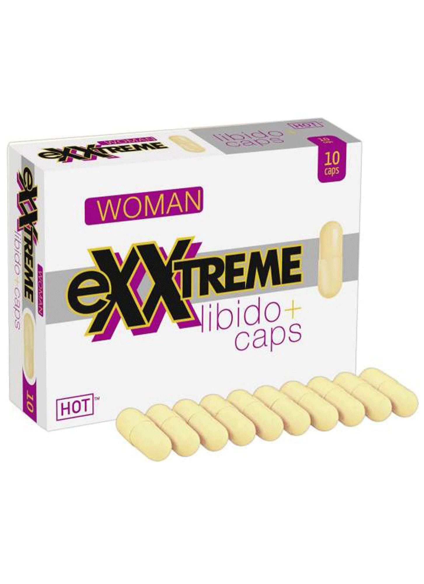 Стимулювальні капсули для жінок HOT eXXtreme Libido Caps Women, 10 шт.