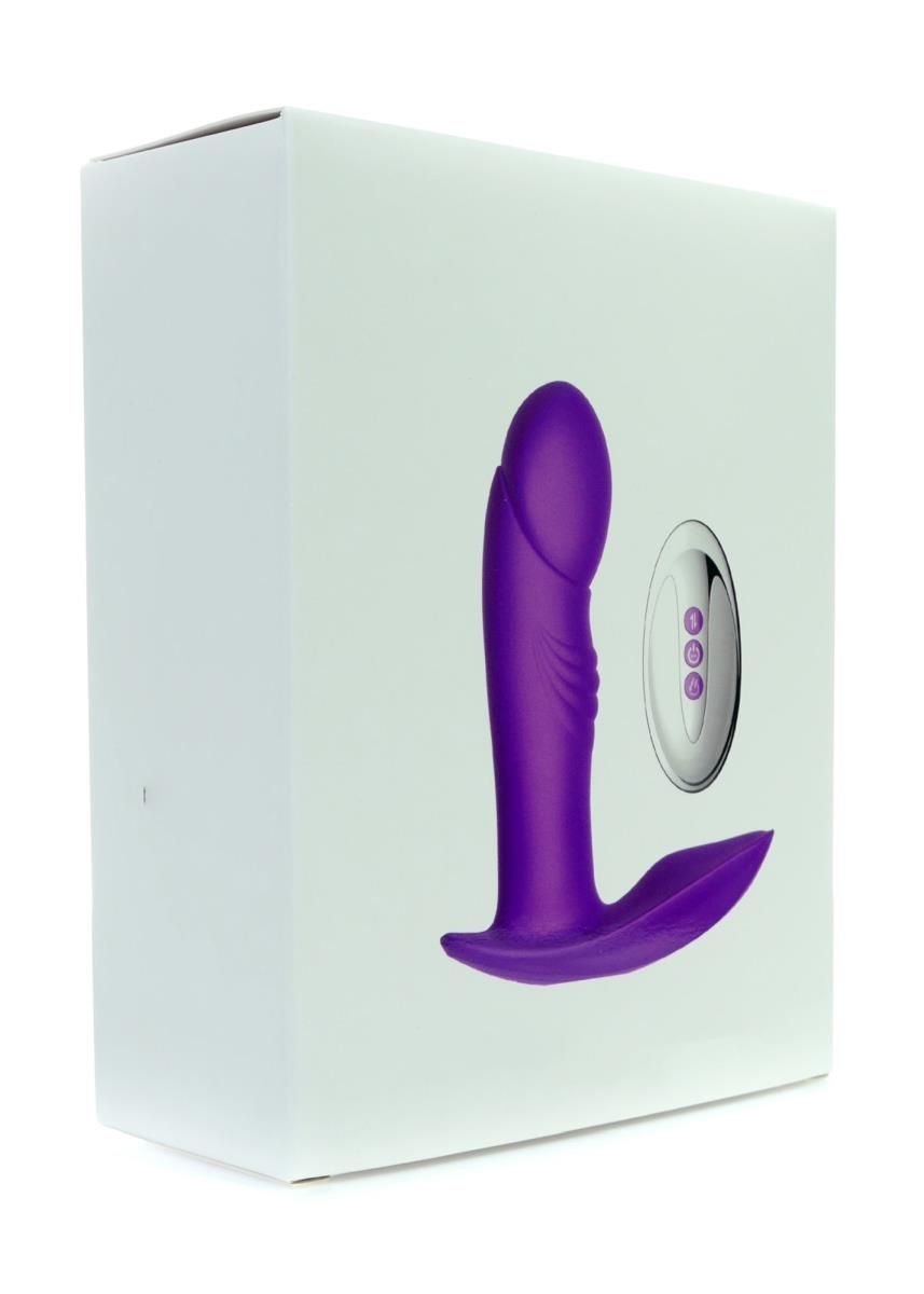 Вібратор у трусики Boss Series Silicone Panty, 12,8 см (фіолетовий)