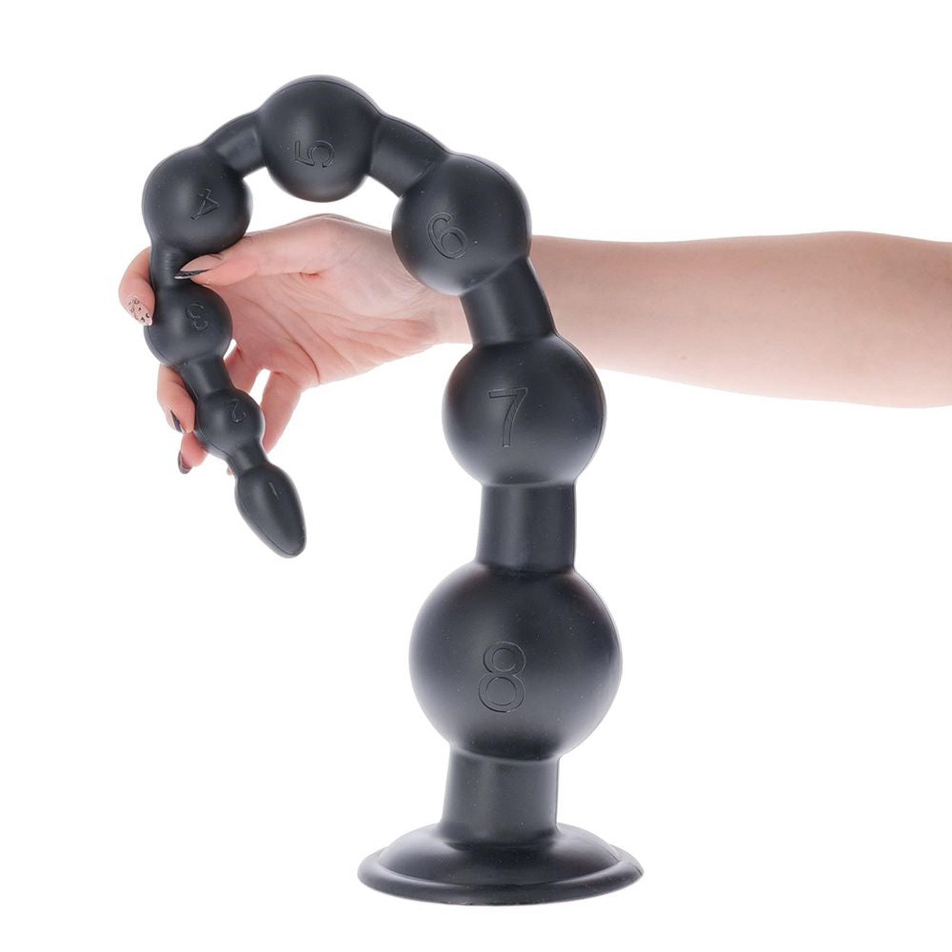 Korek analny do fistingu Toyz4lovers Bungle Bungle, 58.5 cm (czarny)