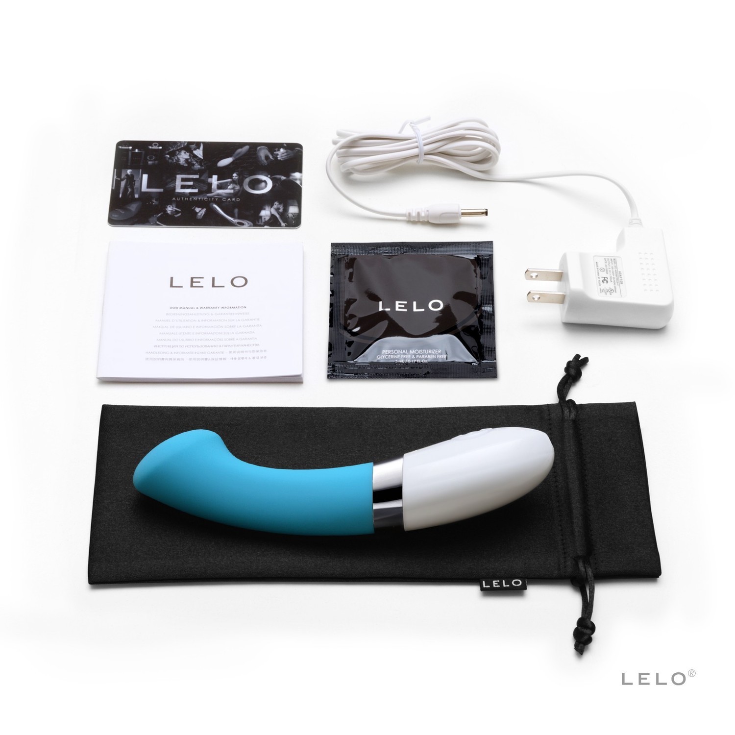 Вибратор Lelo Gigi 2, 16,5 см (голубой)