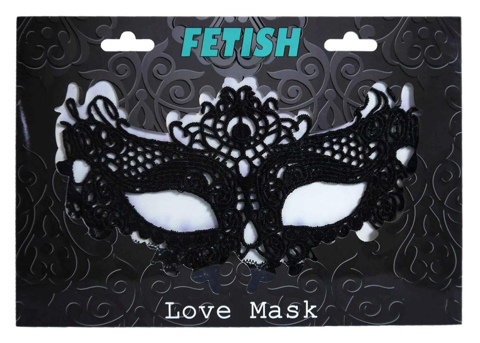 Маска на глаза Fetish B - Series Love Mask (черный)