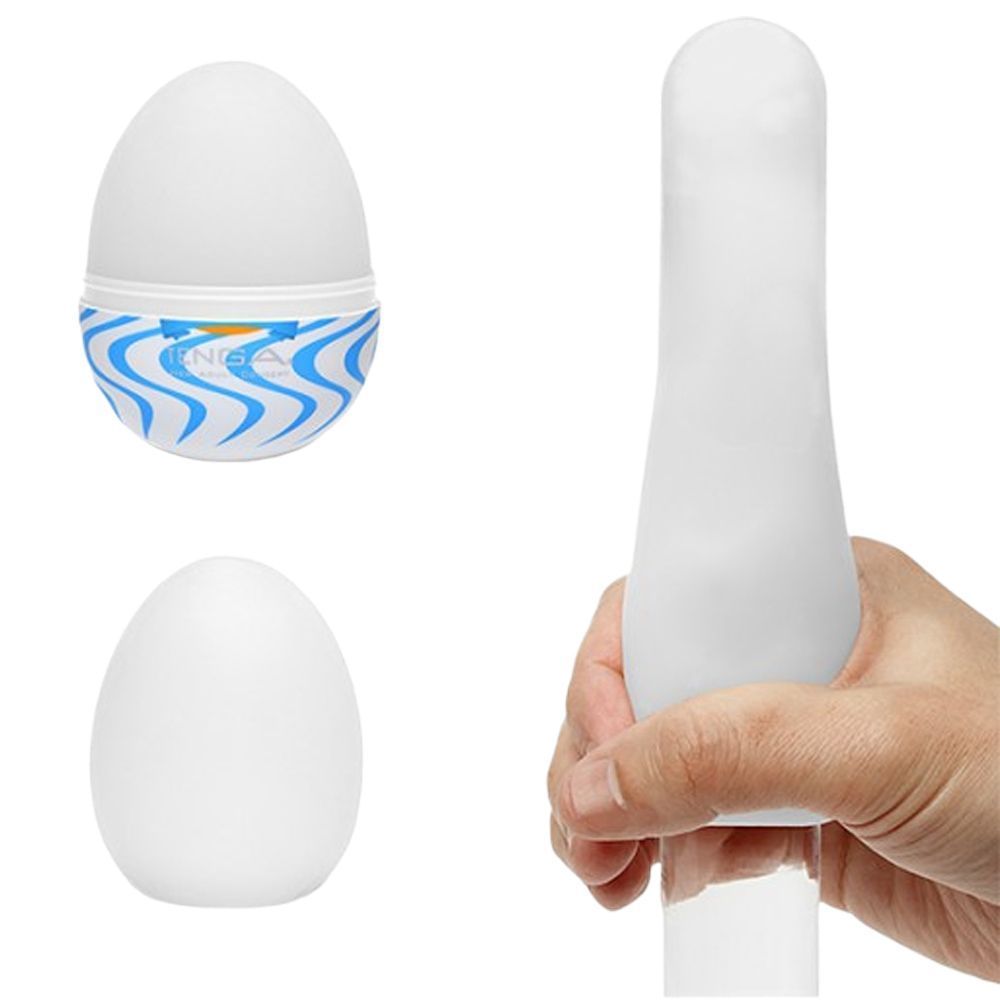 Мастурбатор яйцо Tenga Egg Wonder Wind (белый)
