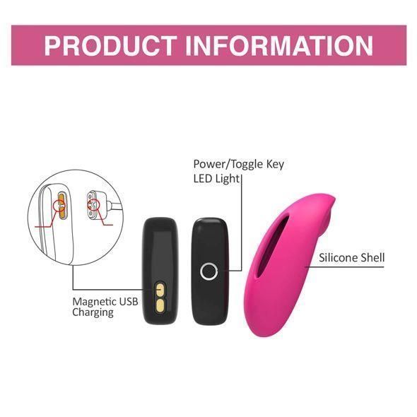 Вібратор Magic Motion Candy Smart Smart Wearable Vibe, 7,8 см (рожевий)