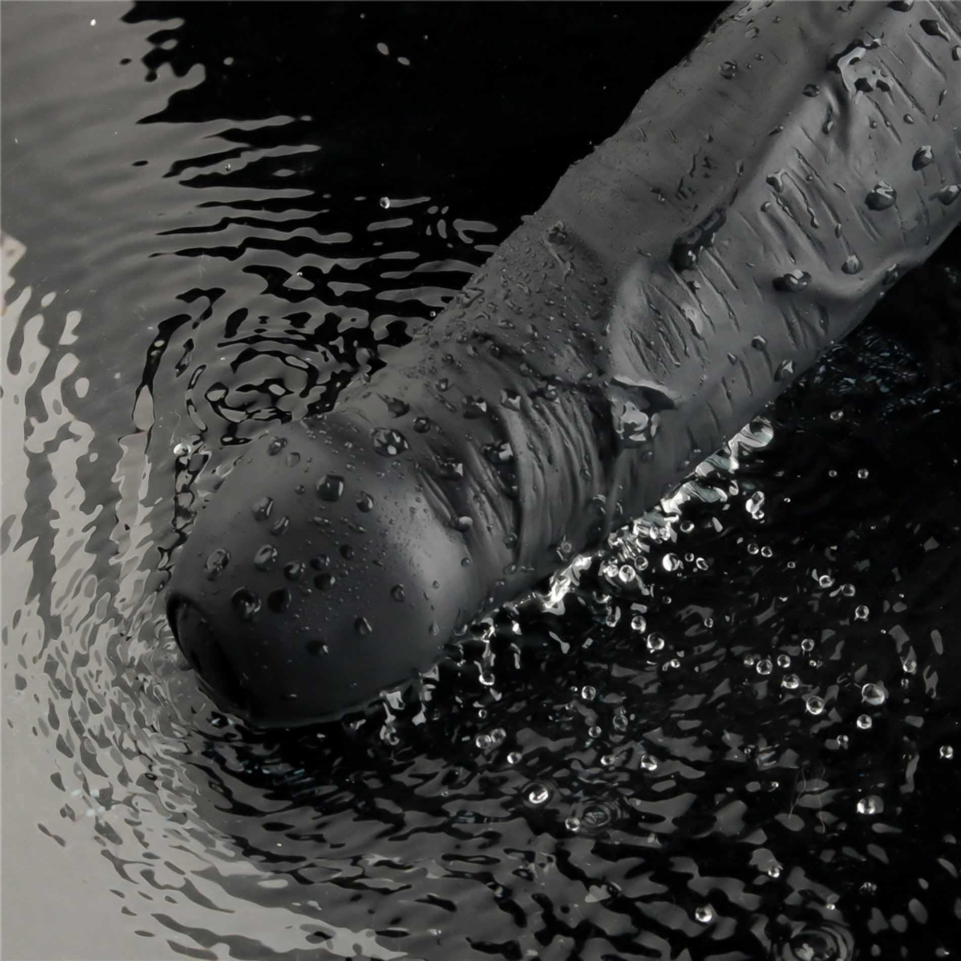 Vibrator Lovetoy Real Softee 9", 23 cm (czarny)