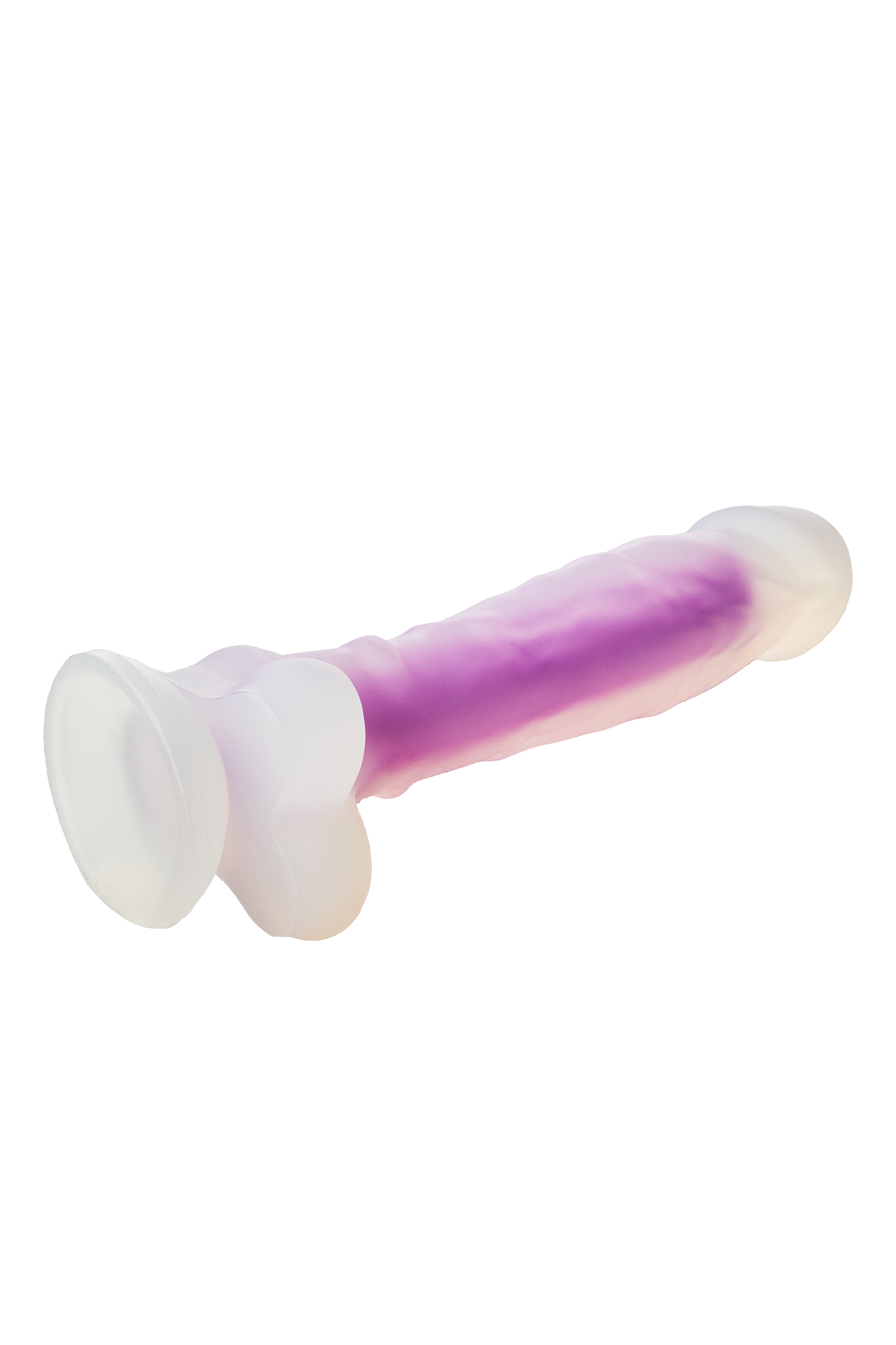 Неоновый фаллоимитатор DreamToys Radiant, 19 см (синий)
