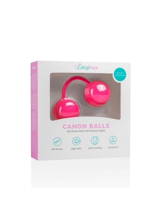 Вагинальные шарики Easy Toys Pleasure Balls, 16 см (розовый)