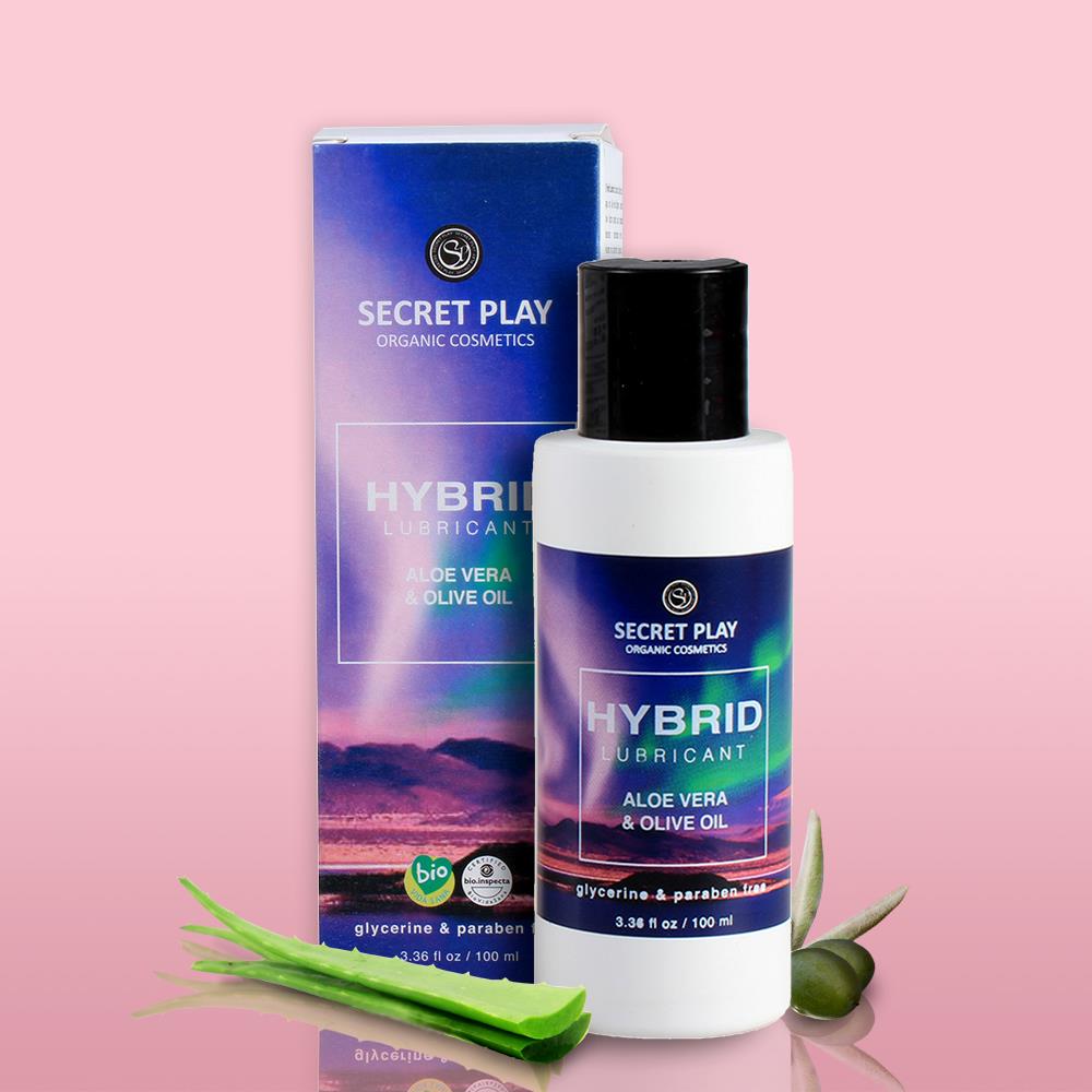 Лубрикант Secret Play Hybrid Lube Aloe Vera & Olive Oil, 100 мл