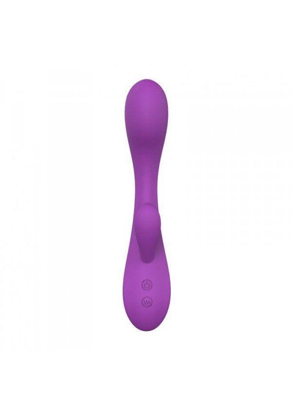 Вібратор-кролик Elys Convex Rabbit, 20 см (фіолетовий)