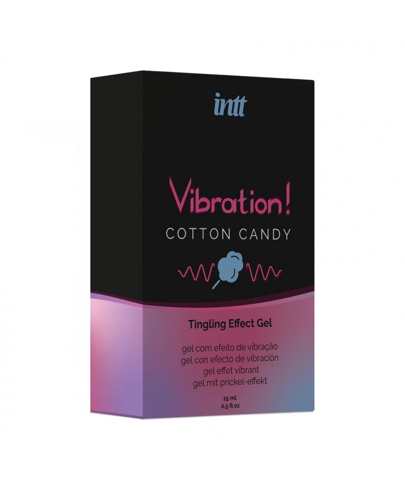Жидкий вибратор Intt Vibration Cotton Candy Tingling Effect Gel, 15 мл