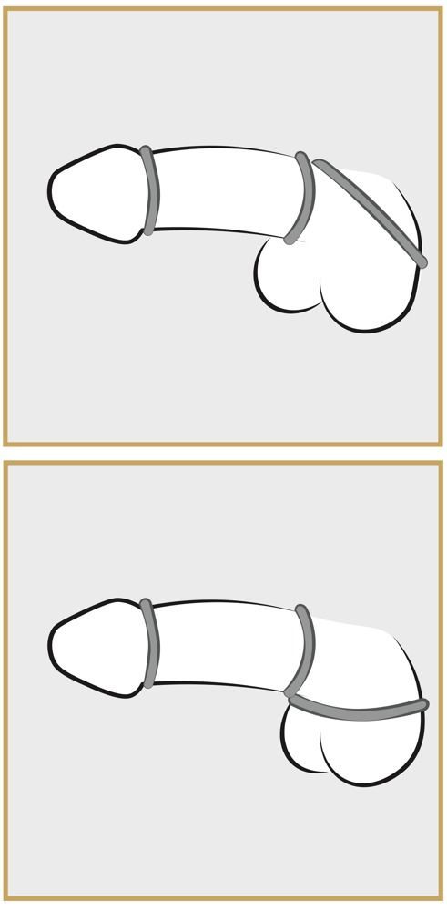 Набор эрекционных колец Metallic Cock Ring Set, 3 шт (серебристый)