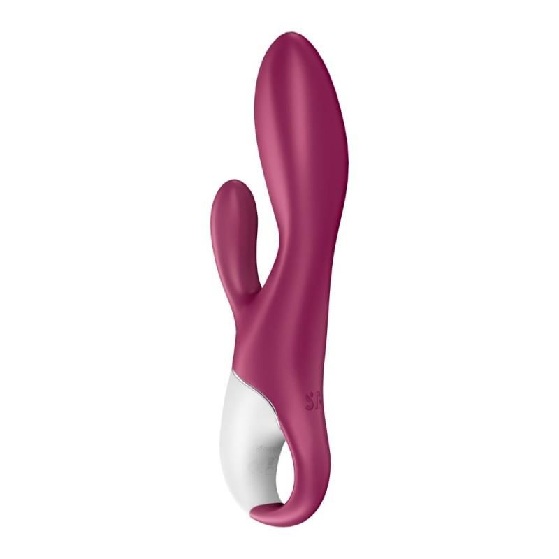 Вібратор-кролик Satisfyer Heated Affair, 20 см (бордовий)