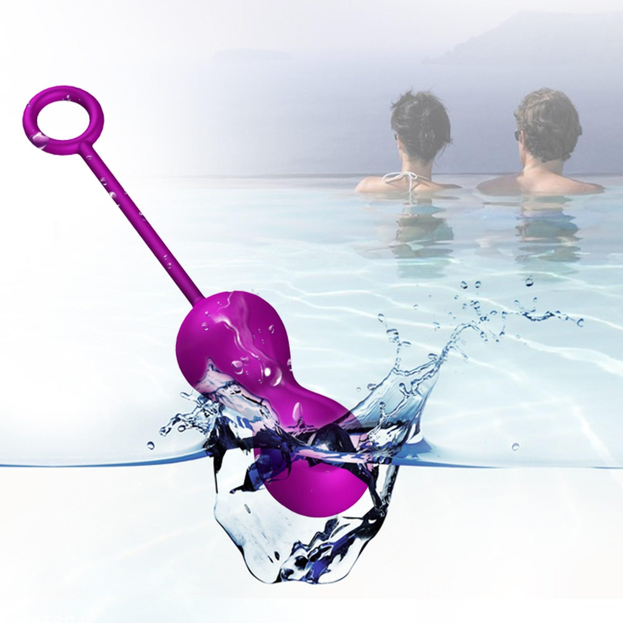 Набор вагинальных шариков Foxshow Kegel Balls Set, 3 шт (фиолетовый)
