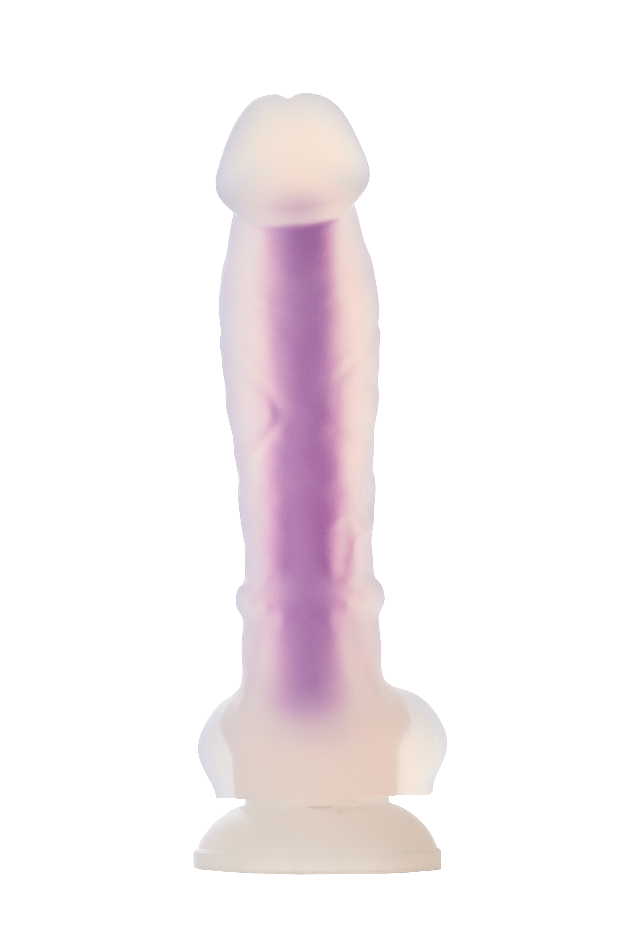 Неоновый фаллоимитатор DreamToys Radiant, 19 см (синий)