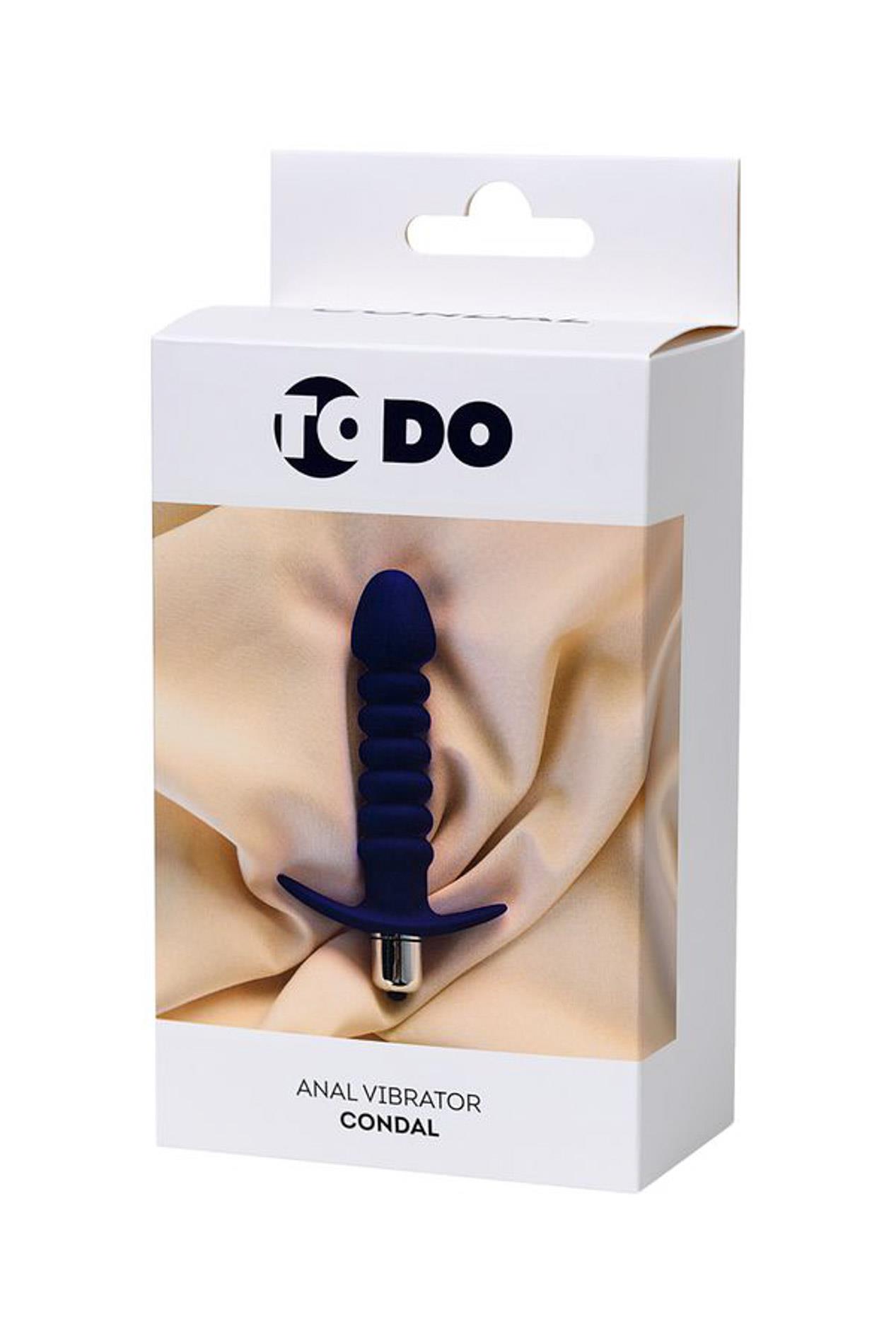 Korek analny ToDo Anal Vibrator Condal, 14 cm (fioletowy)