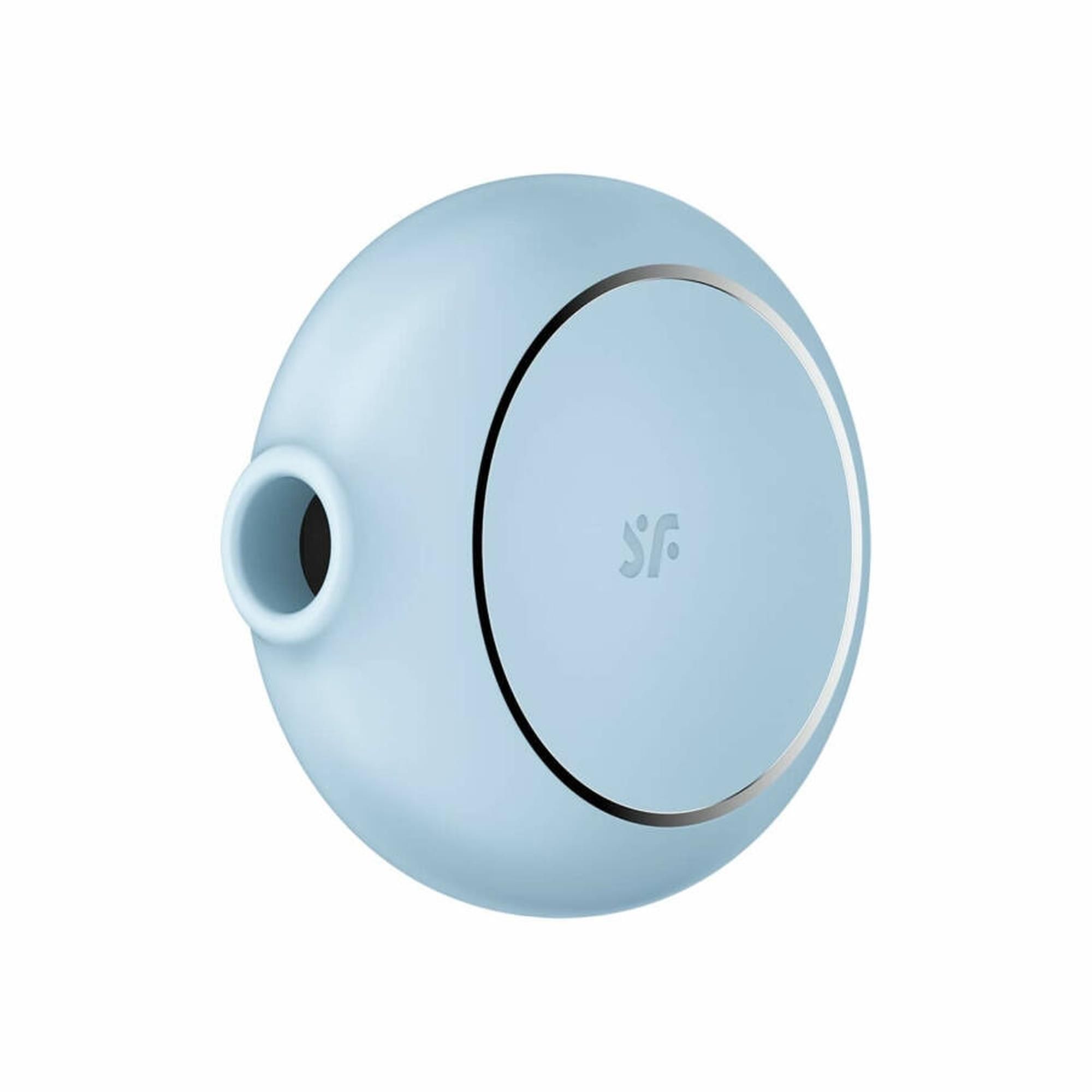 Вакуумный стимулятор клитора с вибрацией Satisfyer Pro To Go 3 (голубой)