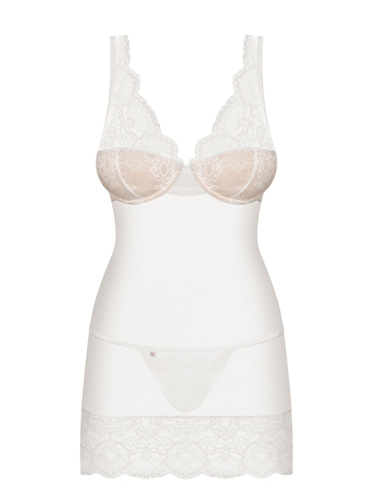 Сексуальный комплект Obsessive 853, L/XL (белый)