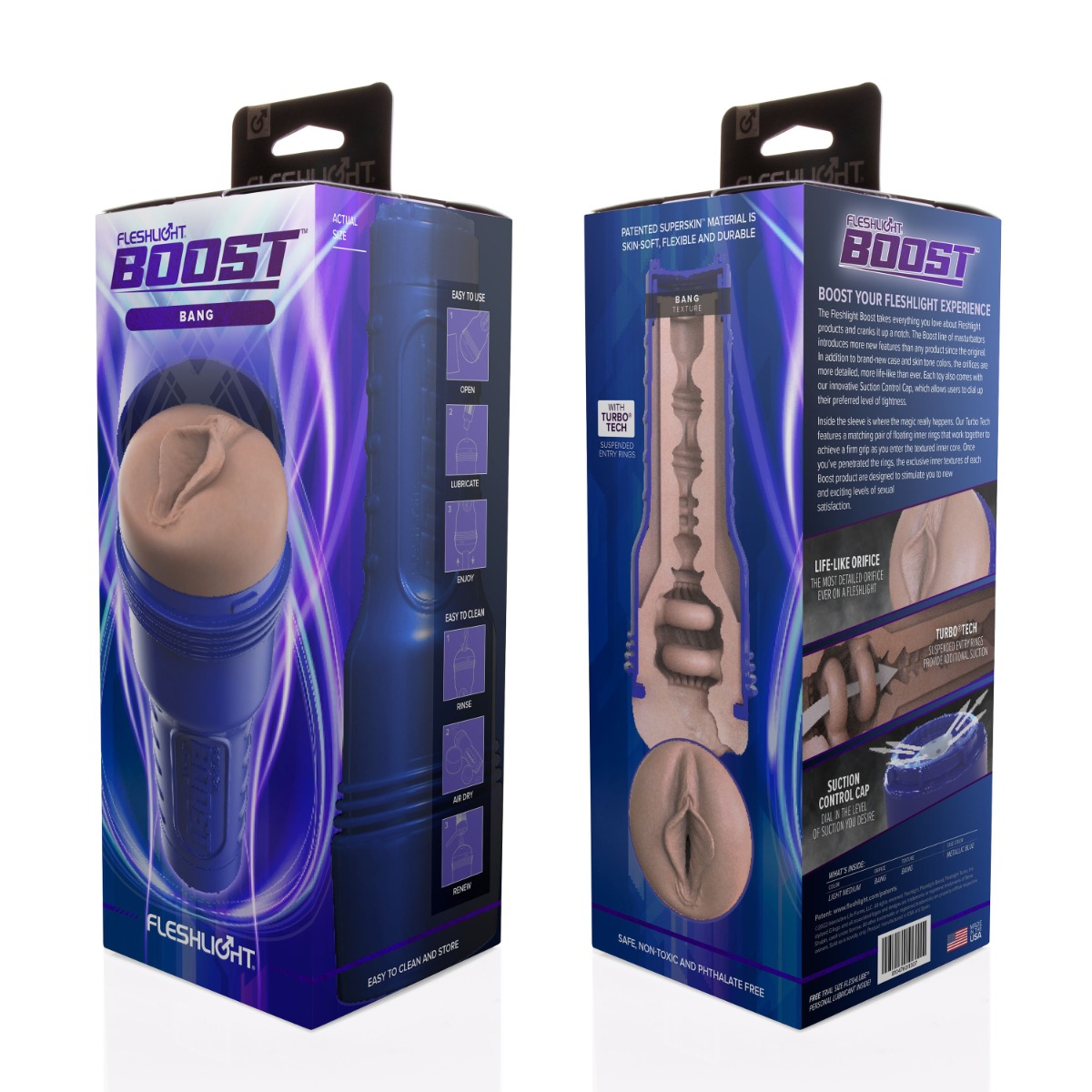 Мастурбатор Fleshlight Boost Bang Light Medium (телесный)