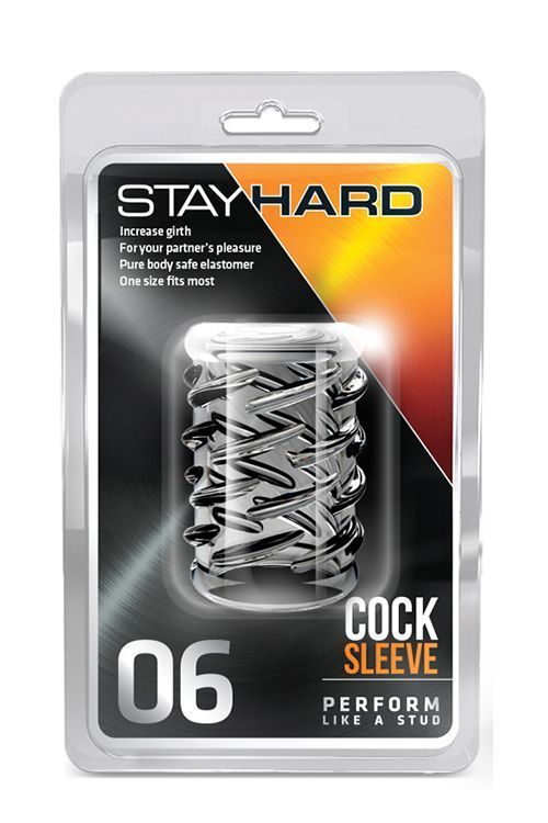 Насадка на пенис Stay Hard Cock Sleeve, 5 см (прозрачный)
