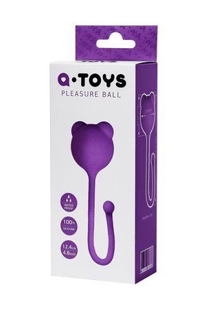 Вагинальные шарики A-Toys, 12,4 см (фиолетовый)