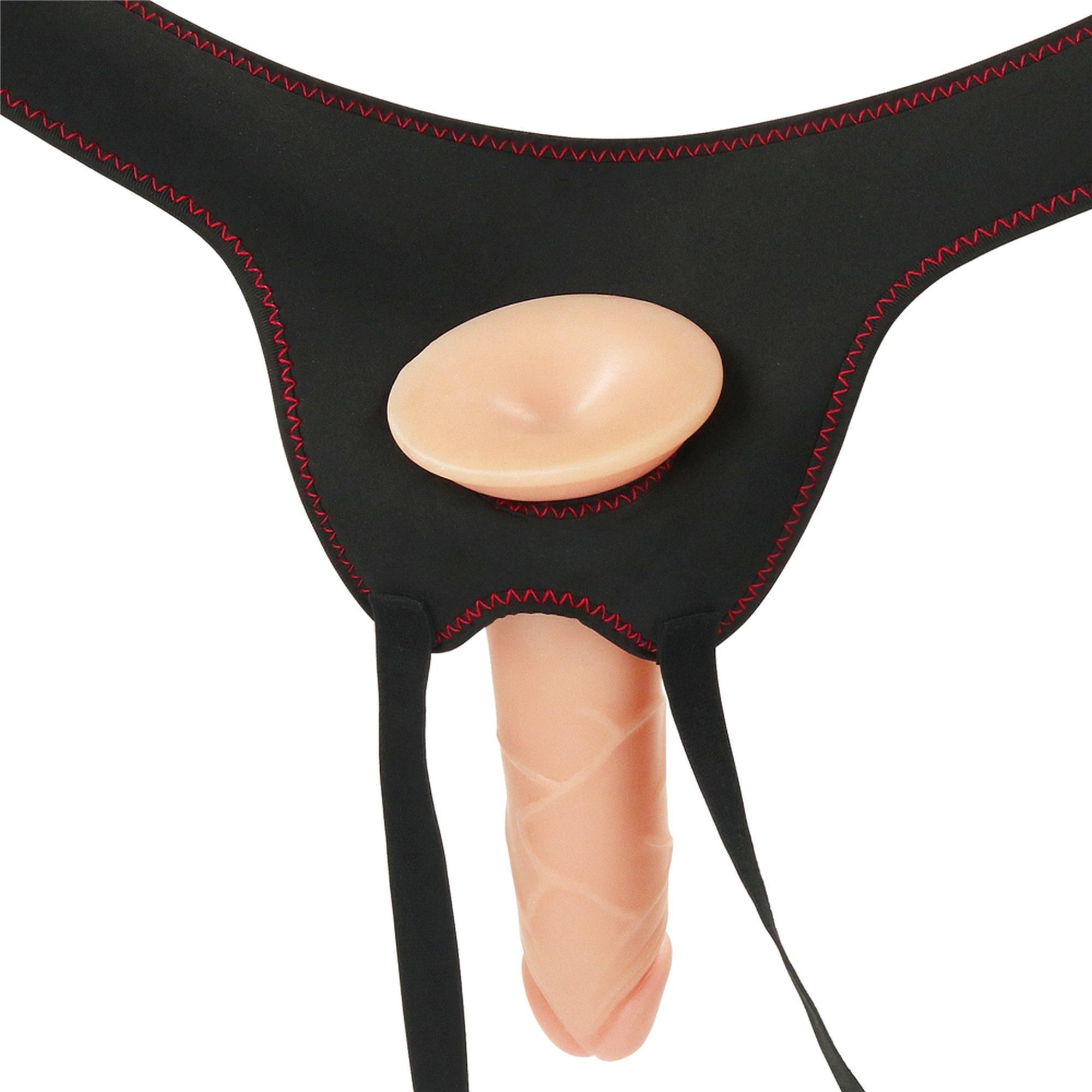 Страпон LoveToy Easy Strapon Set 7.5'', 19 см (телесный)