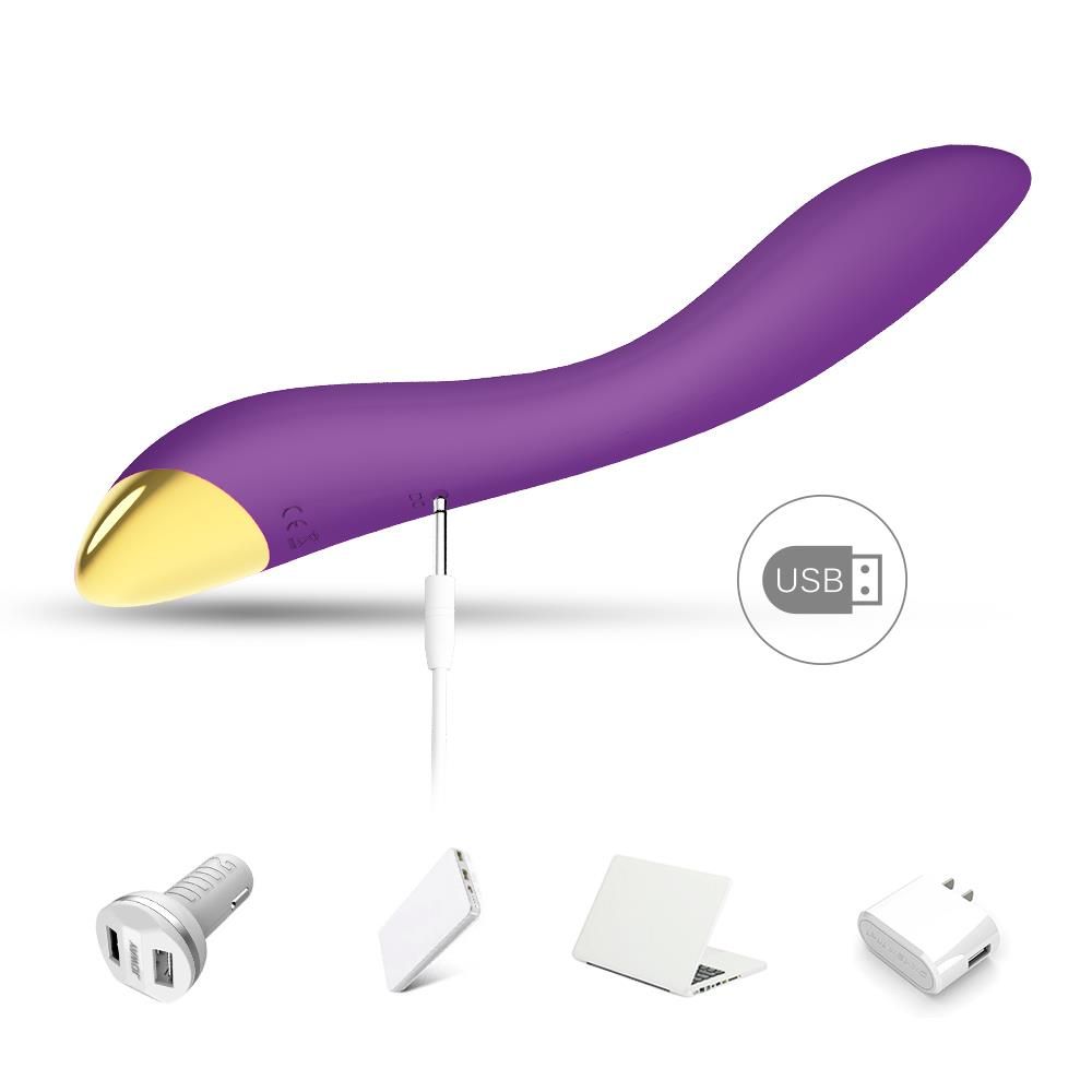 Вибратор B - Series Joy Flamingo, 22.2 см (фиолетовый)