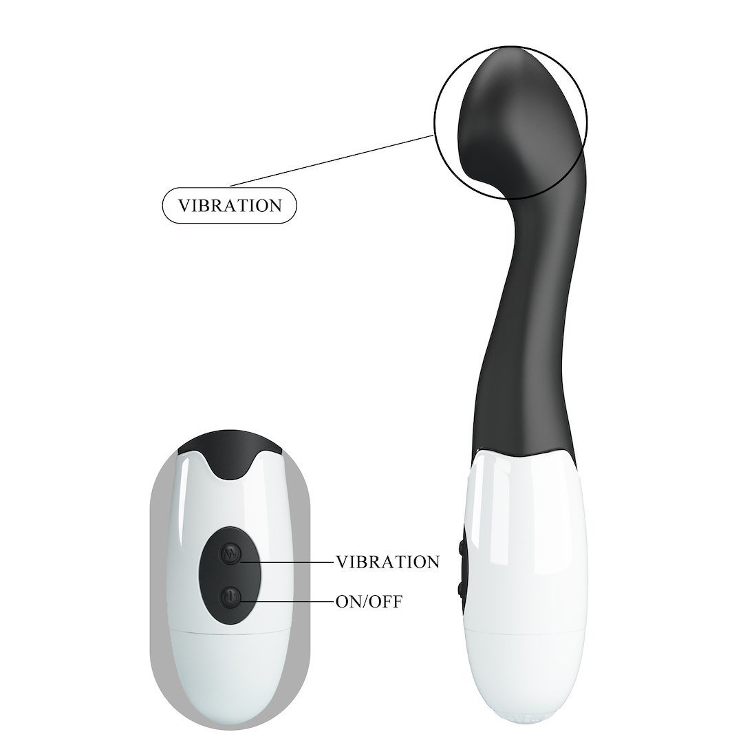 Wibrator Pretty Love Charles, 17,2 cm (czarny)