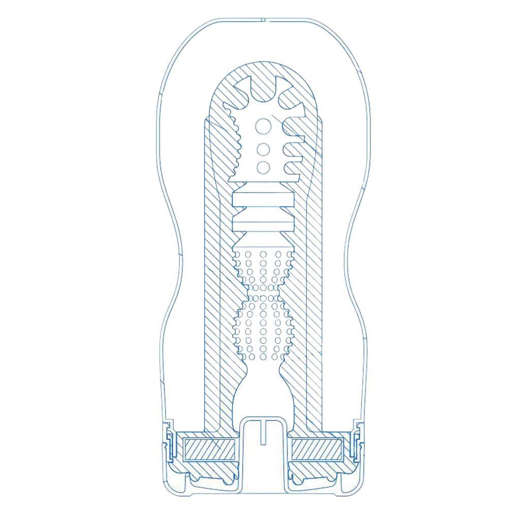 Мастурбатор Tenga Deep Throat Cup Cool Edition (прозрачный)