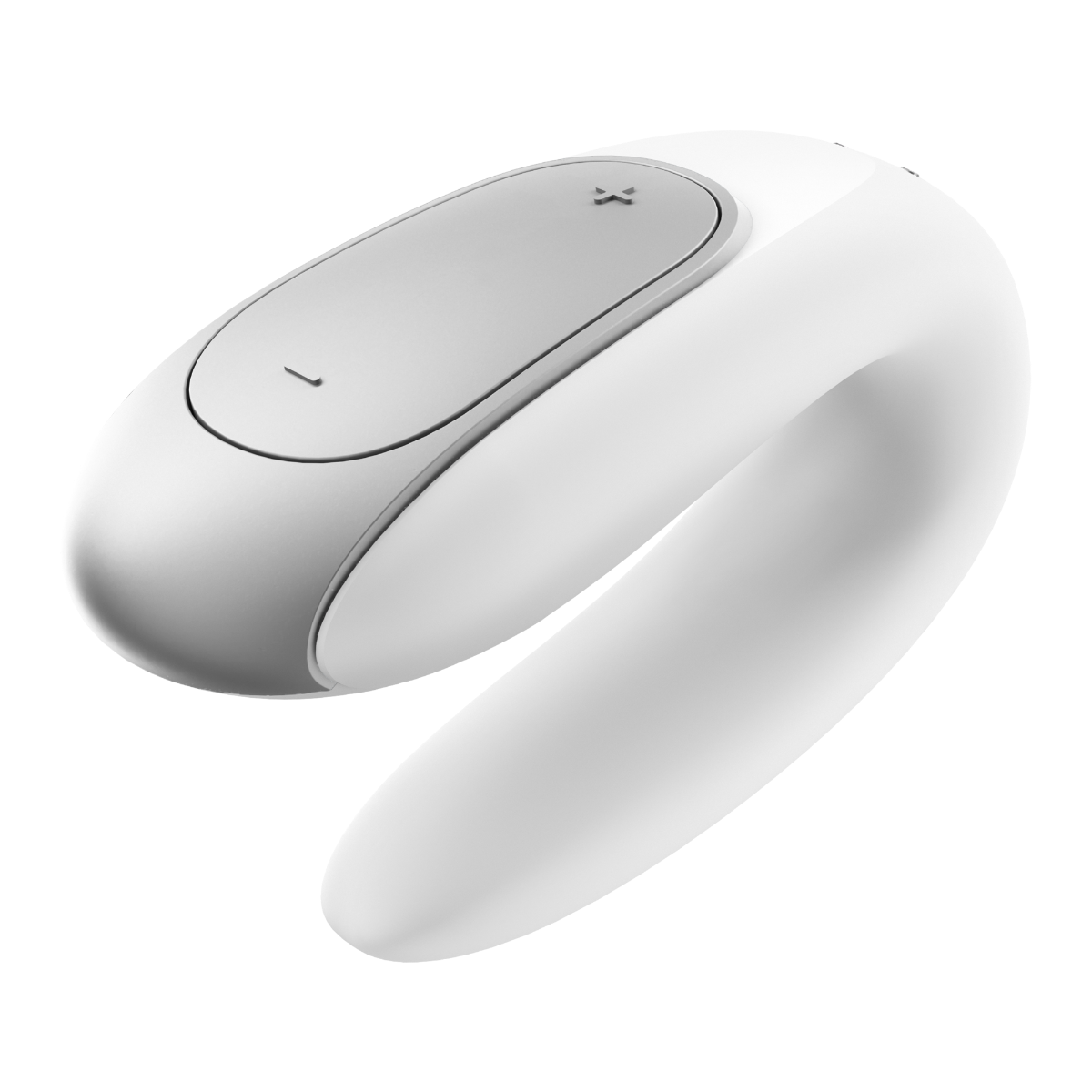 Wibrator Satisfyer Double Fun Partner, 9,3 cm (biały)