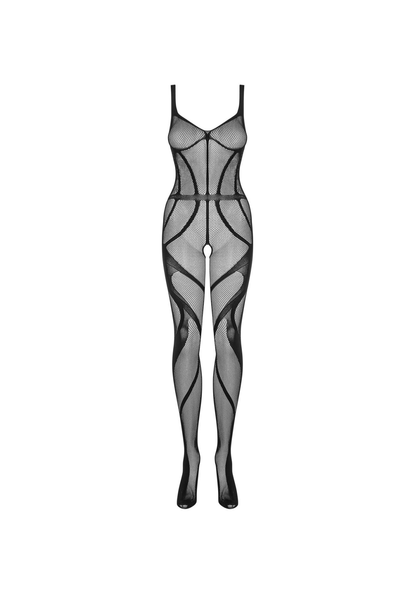 Бодистокінг Obsessive G336, S/M/L (чорний)