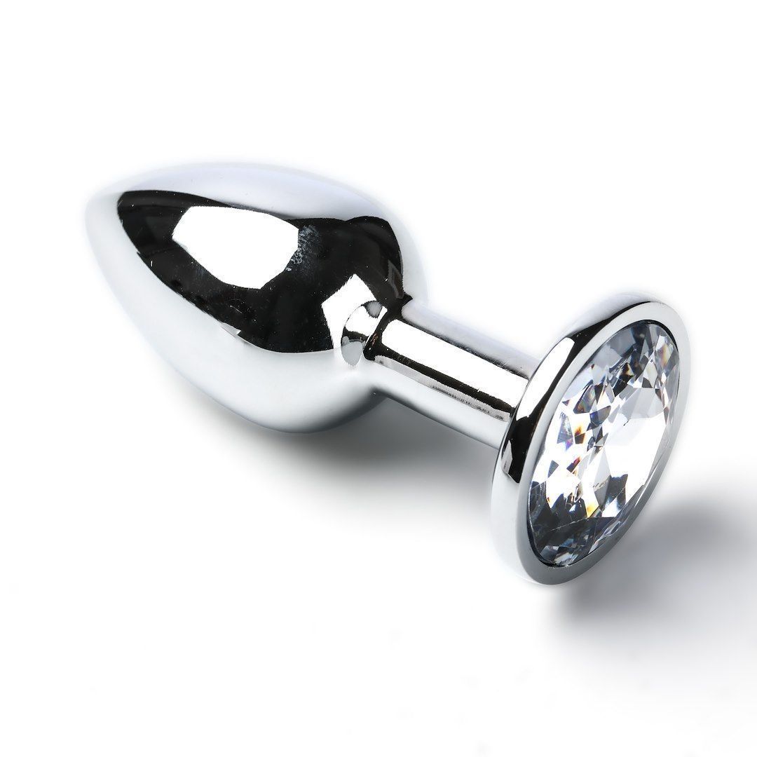 Korek analny z kryształem Simply Pleasure S, 7 cm (przezroczysty)