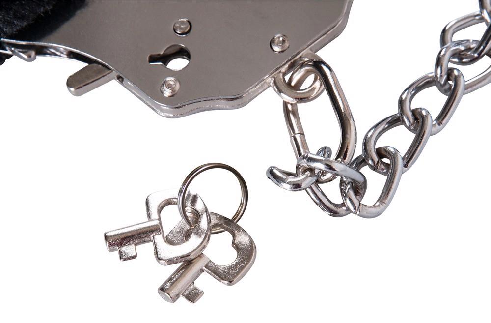 Kajdanki The Bigger Handcuffs (czarne)