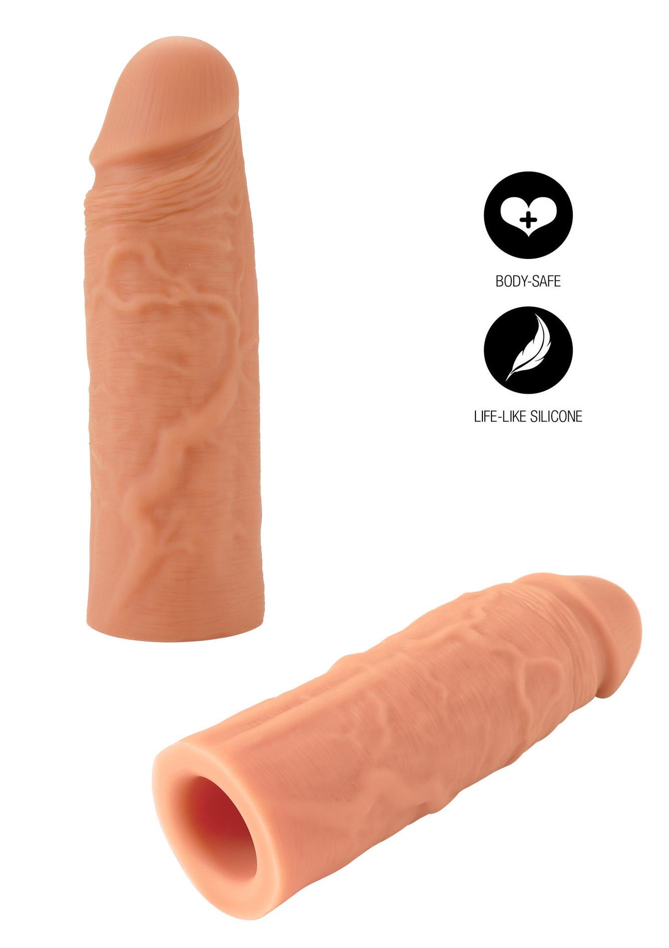 Насадка на пенис Hidden Desire Penis Sleeve Liquid, 15 см (телесный)