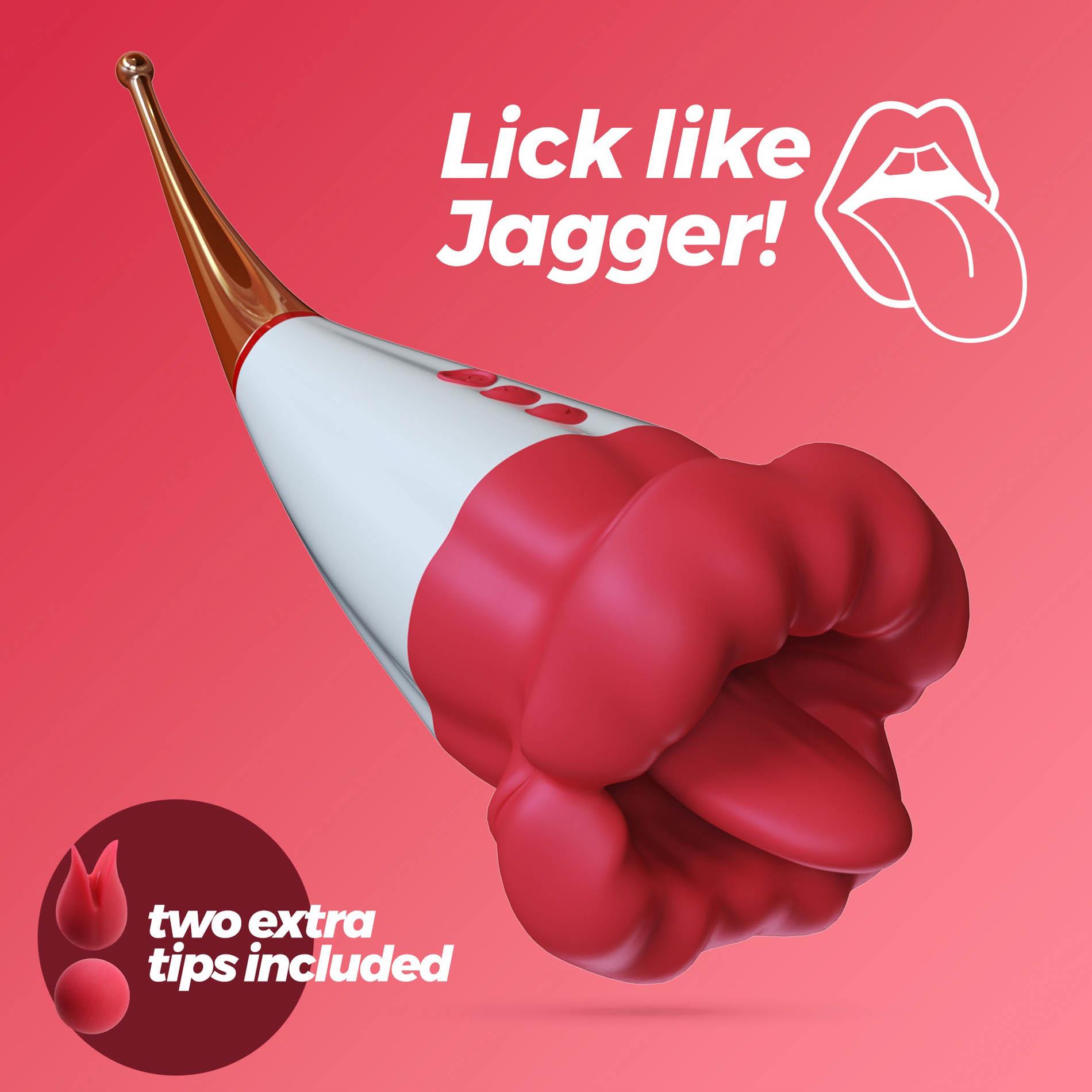 Подвійний стимулятор Crushious Jagger, 19.5 см (червоний)