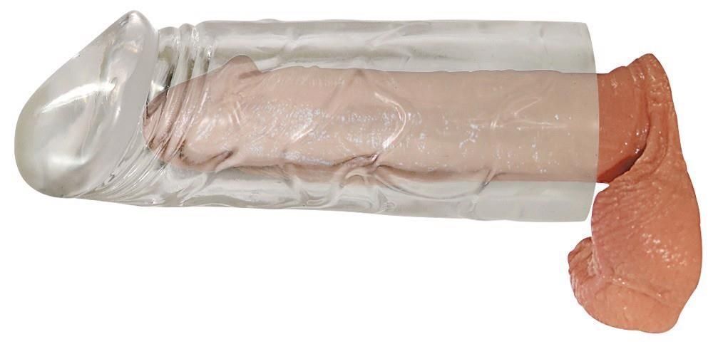 Насадка на пенис Mega Dick Sleeve, 19 см (прозрачный)