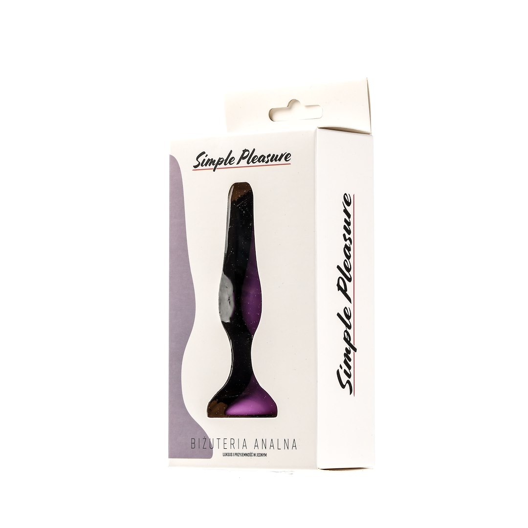 Анальна пробка Simply Pleasure Slim S, 10 см (фіолетовий)
