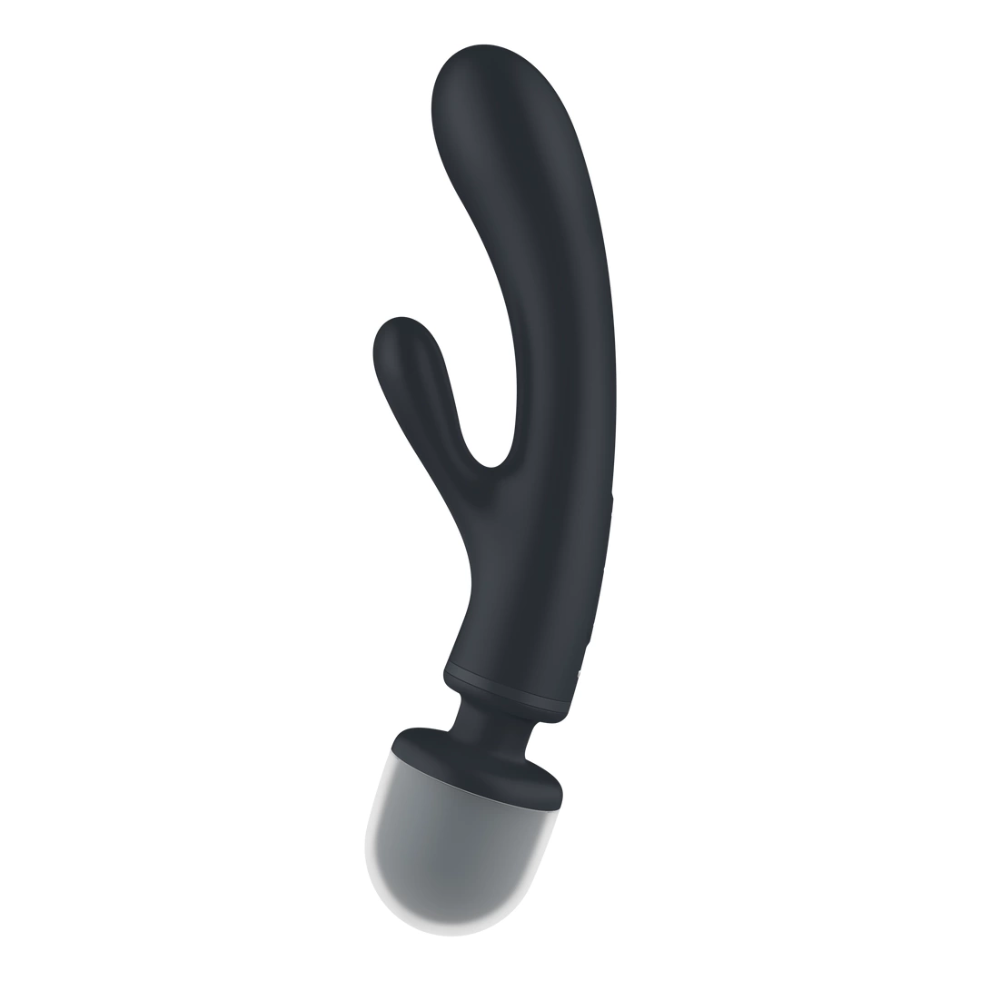 Wibrator Satisfyer Triple Lover, 24 cm (szary)