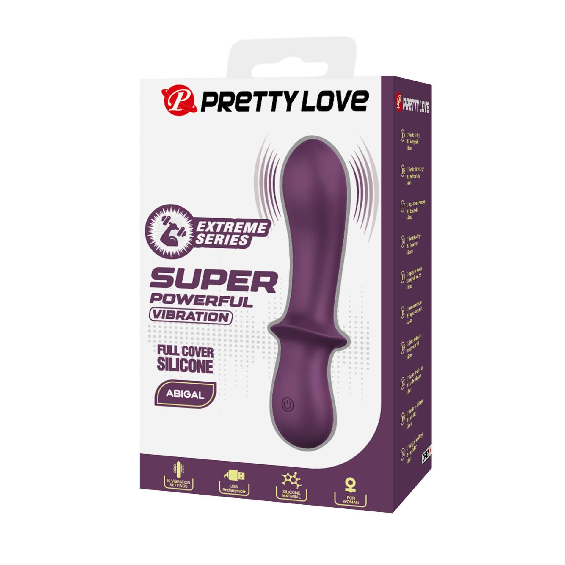 Pretty Love Abigal Purple - Mini-wibrator, Fioletowy, 16 cm