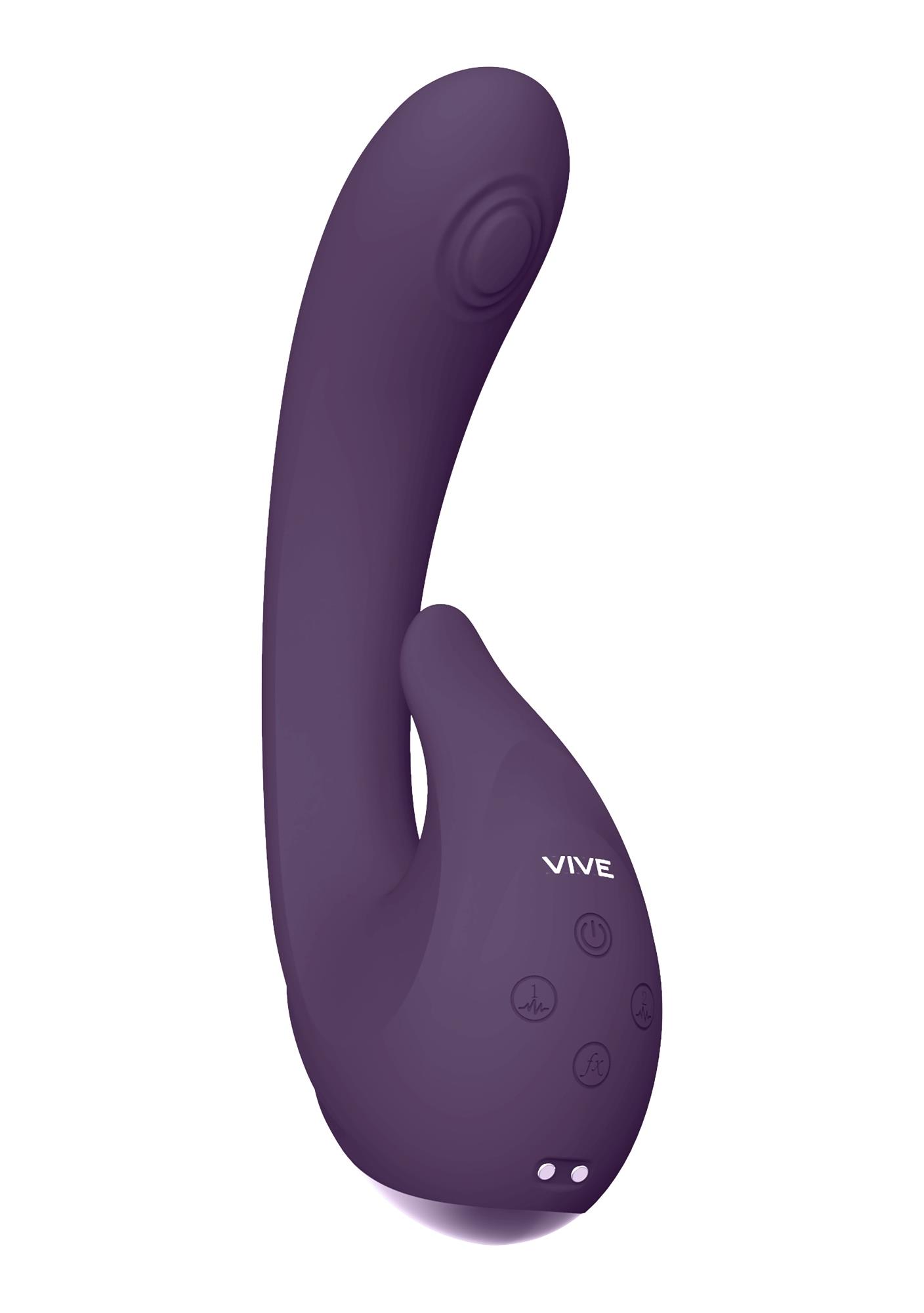 Вибратор Vive Miki, 22 см (фиолетовый)