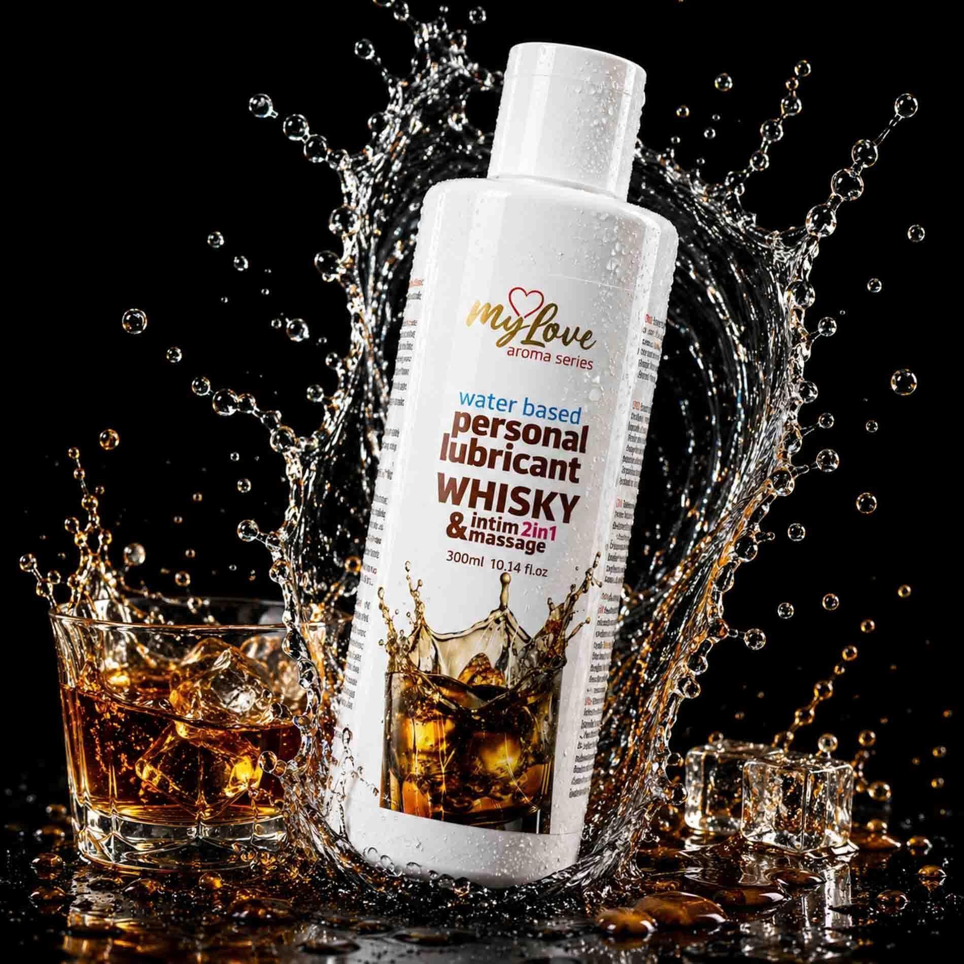 Lubrykant MyLove Aroma Series Intim&Massage 2in1 Whisky, 300 ml